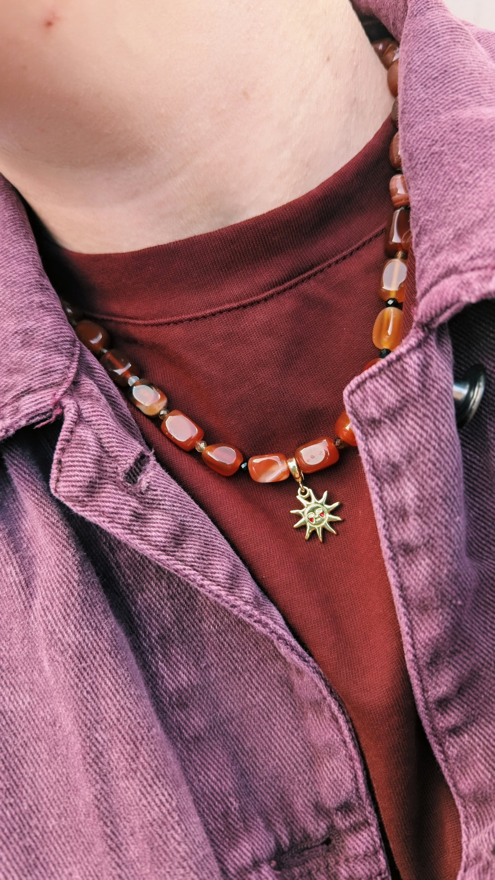 Coffee Agaat Ketting