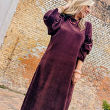 Lola's FW25 Dress Burgundy