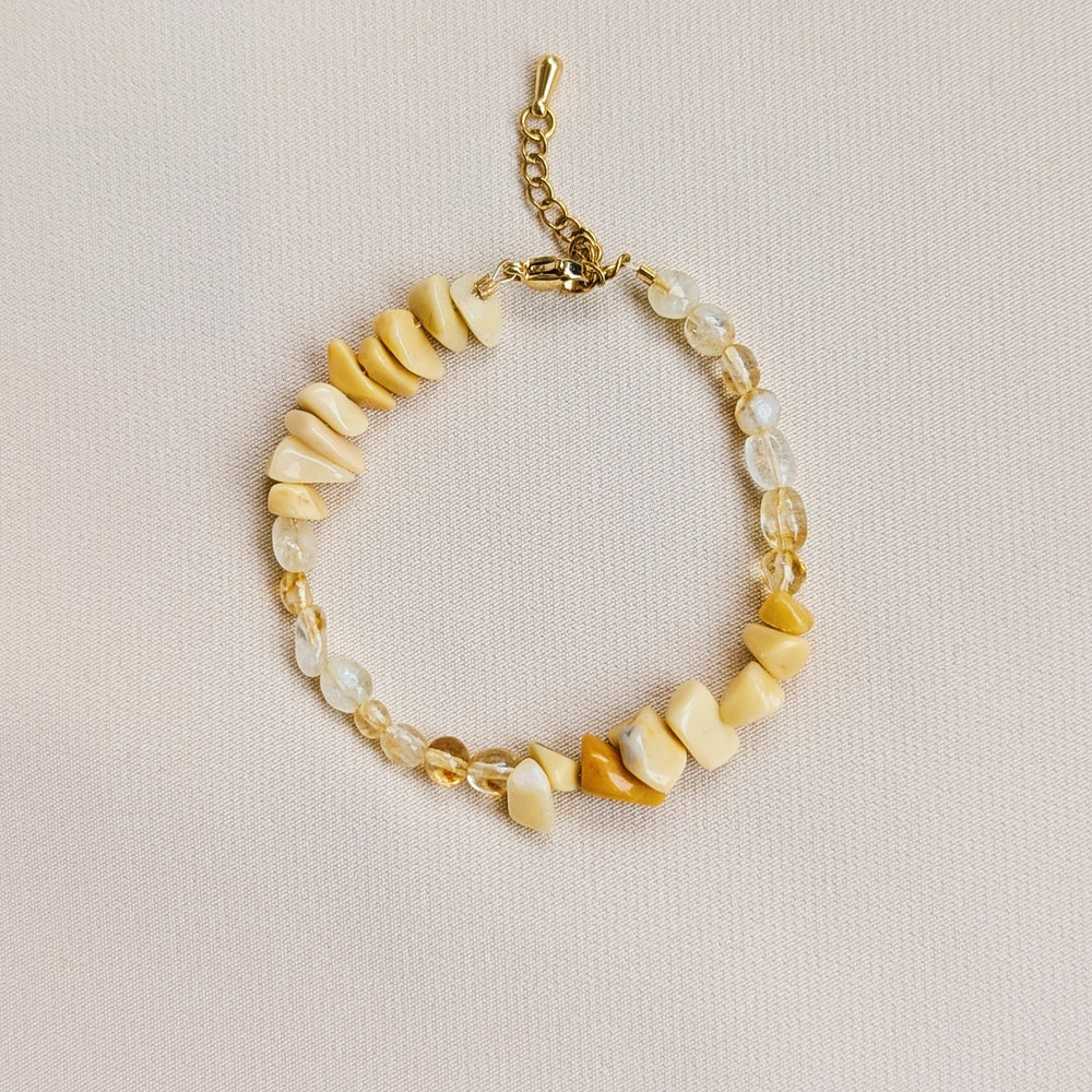 Yellow Agaat Armband