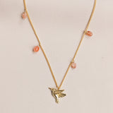 Carnelian Birdie Ketting