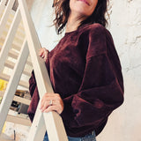 Hola Sweater Burgundy