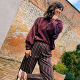 Hola Sweater Burgundy