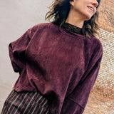 Hola Sweater Burgundy