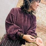 Hola Sweater Burgundy