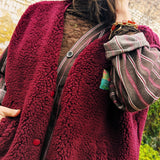 Do what makes you happy Vest Burgundy