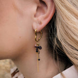 Heart Hoops Burgundy