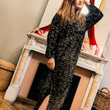 Winter Romance Dress Black by Hola x Hejmee