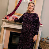 Winter Romance Dress Prune by Hola x Hejmee