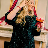 Winter Romance Dress Green by Hola x Hejmee