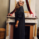 Light Glimmer Dress Silver Black by Hola x Hejmee