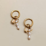 Pearl Heartstopper Hoop