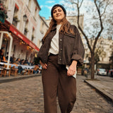 Rani Jeans Vest Chocolat