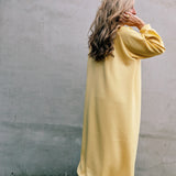 Double Amour Sweaterdress (Reversible V-back) Yellow