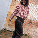 Diede Barrel Jeans chocolat