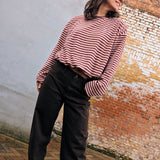 Diede Barrel Jeans chocolat