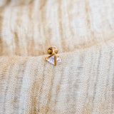 Triangle Labret Piercing