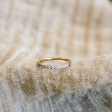 Click Ring With zircon Gems