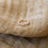 Titanium Click Ring Dots