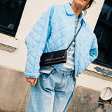 Elle Bomber Jacket Blue