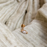 Lumi Drop Labret Piercing
