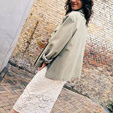 Lia Oversized Blazer Sage Green