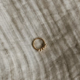 Daith Click Ring Leaf