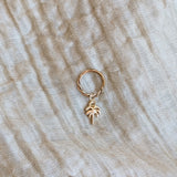 Palm Tree Twisted Hoop