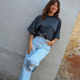 Maya Shirt Charcoal