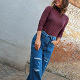 Yana Shirt burgundy