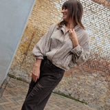 Sade Barrel Jeans chocolat
