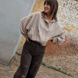 Sade Barrel Jeans chocolat