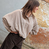 Sade Barrel Jeans chocolat