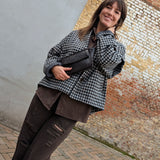Sade Barrel Jeans chocolat
