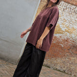Stella Pants PU brown