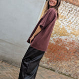 Stella Pants PU brown