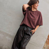 Stella Pants PU brown