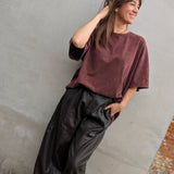 Stella Pants PU brown
