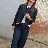 Lena Striped Jeans Blue