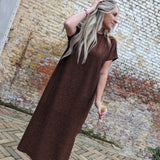 Lola Rust Glitter Partydress