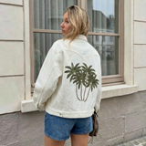 Lyne Jeansvest wit