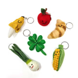 Vilten Sleutelhanger - Croissant Vilten Sleutelhanger