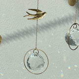 Suncatcher zwaluw/lichtvanger/raamkristal/prisma