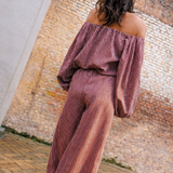 Hannah Blouse chocolat
