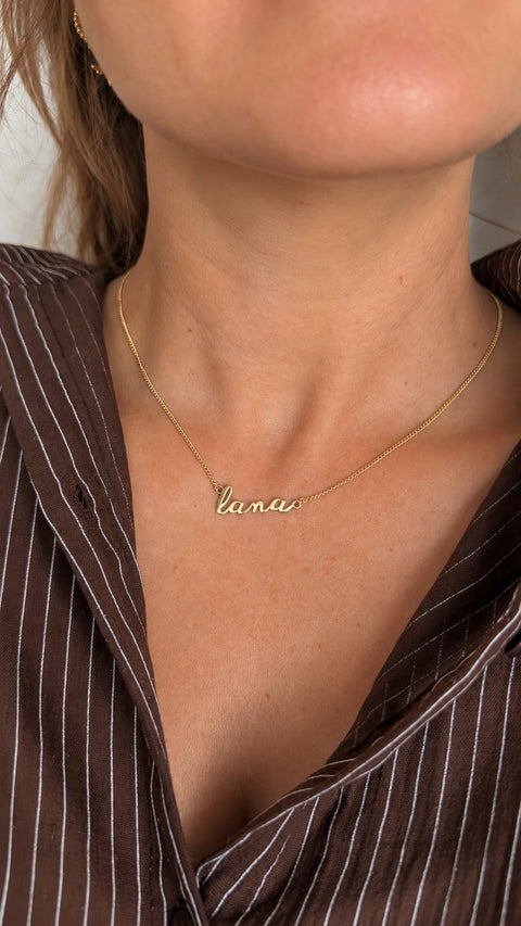 Made for you. Custom Name Necklace